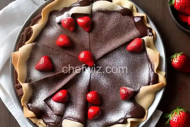 Chocolate-Strawberry Crepes