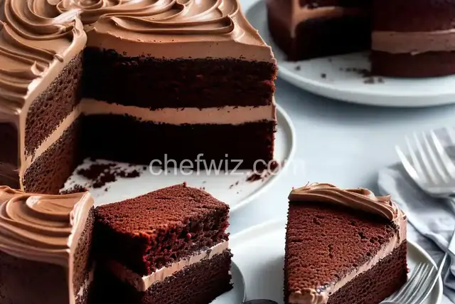 Chocolate Tahini Cake with Tahini Frosting
