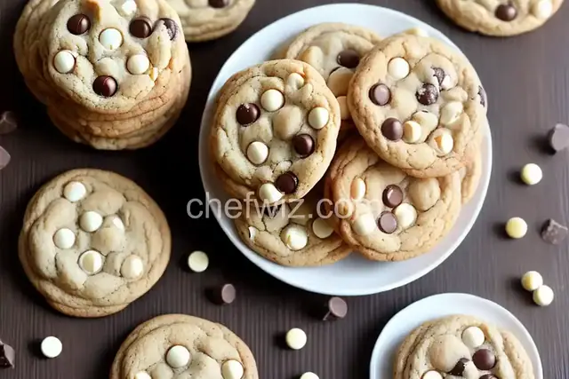 Chocolate White Chocolate Chunk Cookies