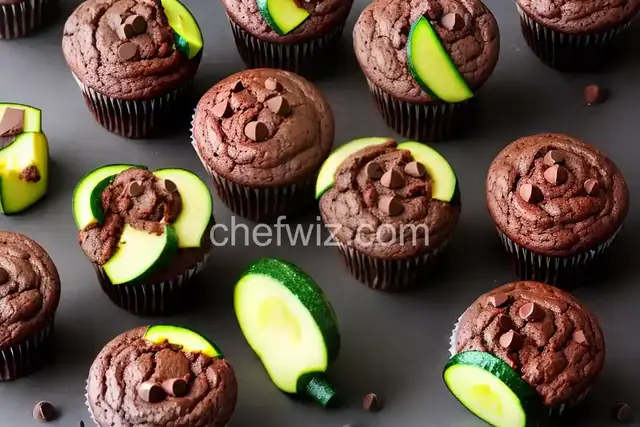 Chocolate-Zucchini Cupcakes