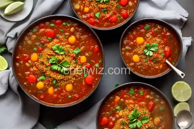 Chorba Hamra bel Frik (Algerian Lamb, Tomato, and Freekeh Soup)