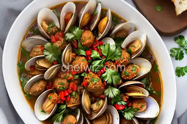 Chorizo Steamed Clams