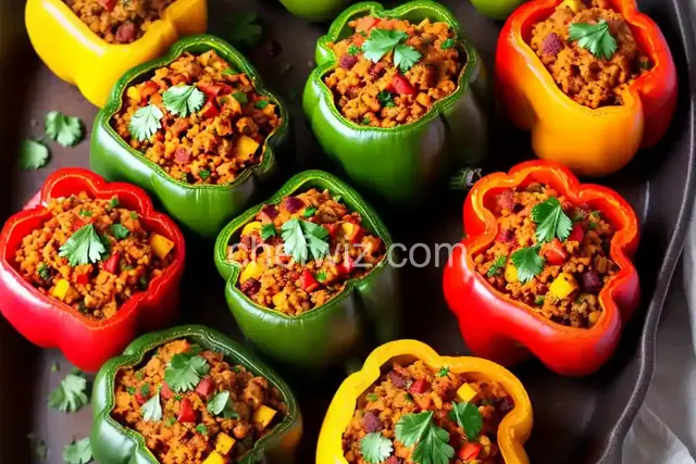 Chorizo Stuffed Bell Peppers