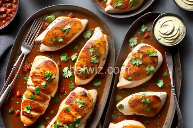 Chorizo-Stuffed Chicken Breasts With Queso Sauce Recipe