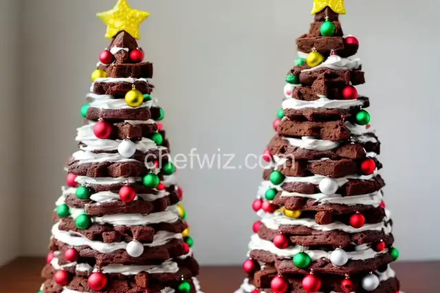 Christmas Brownie Trees