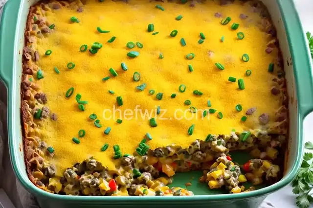 Christmas Green Chile Egg Casserole