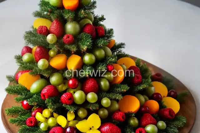 Christmas Tree Fruit Platter