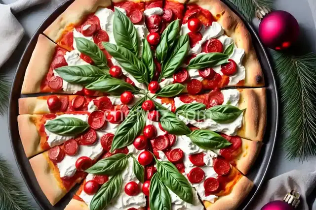 Christmas Tree Pizza