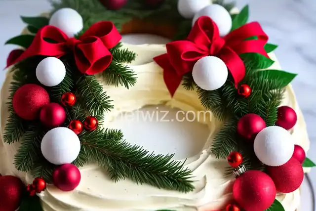 Christmas Wreath Cake