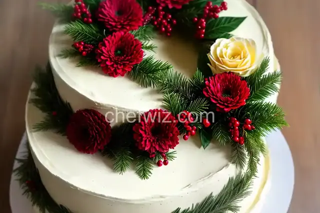 Christmas Wreath Layer Cake