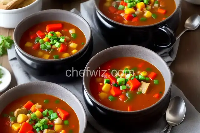 Chunky Vegetarian Vegetable Soup (Fast and Easy)