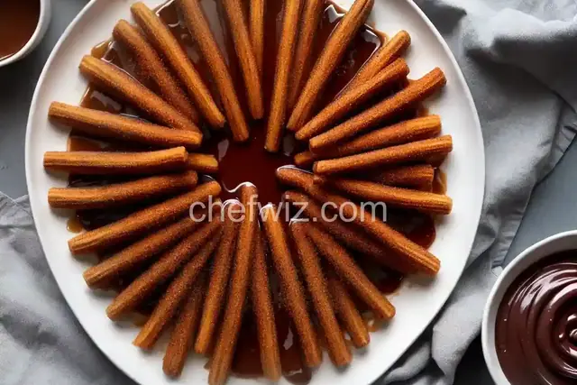 Churros with Bittersweet Chocolate Sauce
