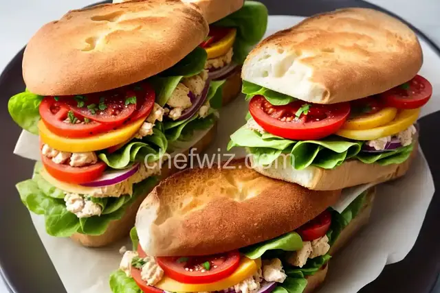 Ciabatta Grinder Salad Sandwich