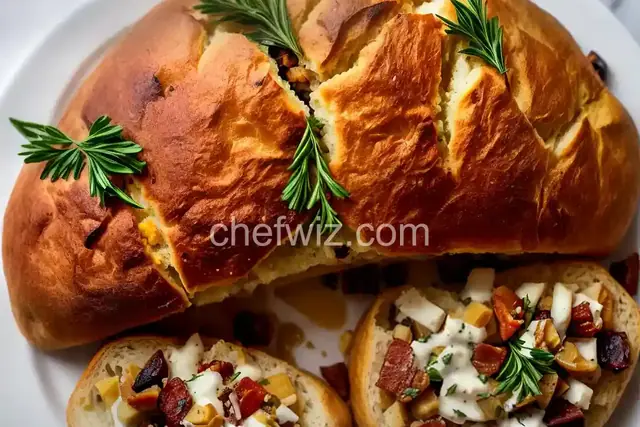 Ciabatta Stuffing with Chestnuts and Pancetta