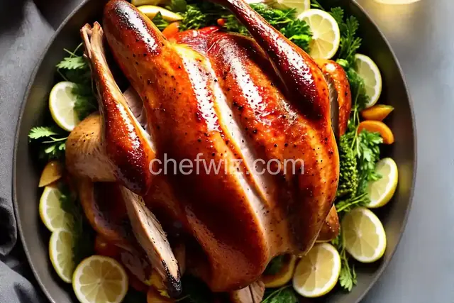 Cider-Brined Turkey with Maple-Cider Glaze