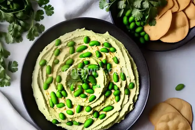 Cilantro Edamame Hummus