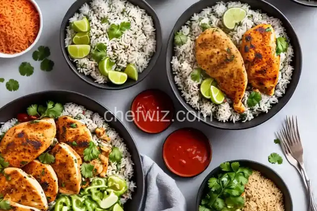 Cilantro Lime Chicken & Rice Bowl