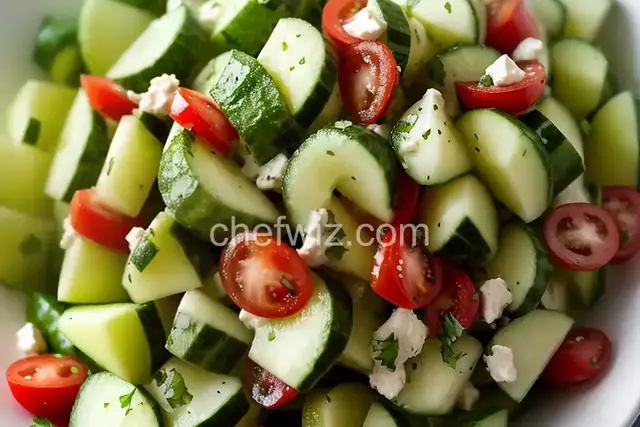 Cilantro Lime Cucumber Salad