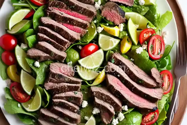Cilantro Lime Steak Salad
