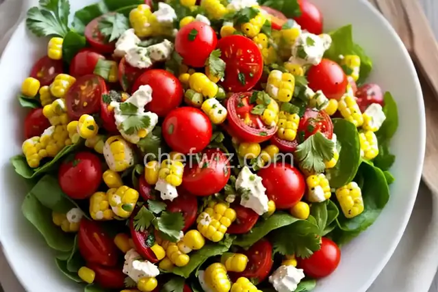 Cilantro Tomato Corn Salad