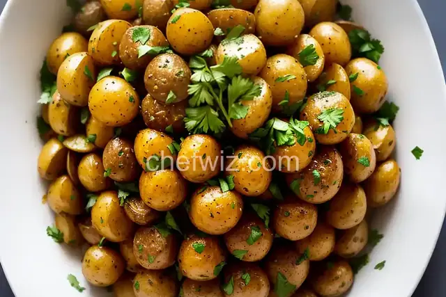 Cilantro and Garlic Potatoes