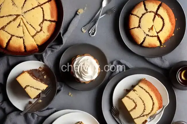 Cinnabon Cake in the Oven