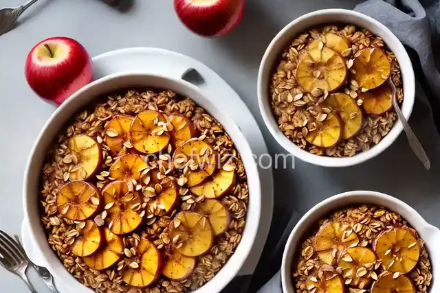 Cinnamon-Apple Baked Oatmeal Recipe