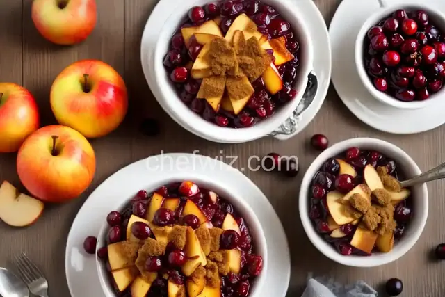 Cinnamon Apple Cranberry Sauce