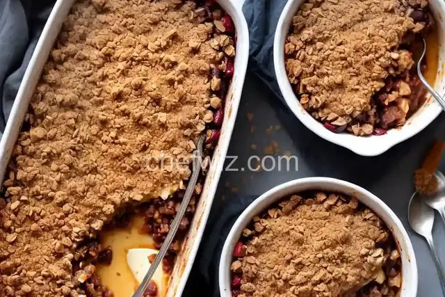 Cinnamon Apple Crisp
