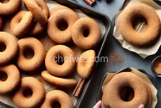 Cinnamon Baked Doughnuts