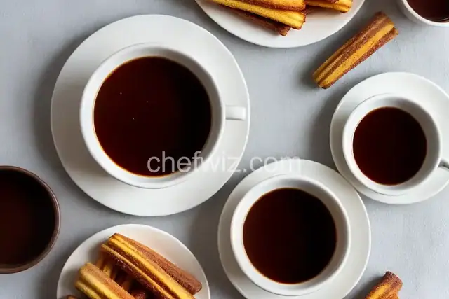 Cinnamon Churros with Mexican Chocolate Dipping Sauce