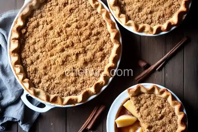 Cinnamon Crumble Apple Pie