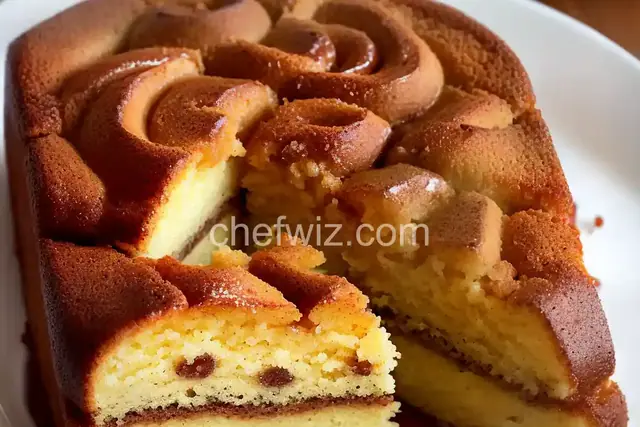 Cinnamon Honeybun Cake