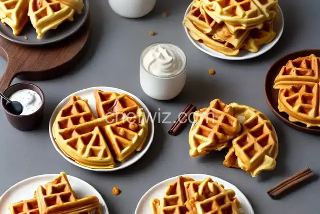 Cinnamon Roll Waffles