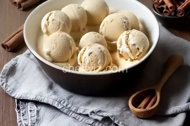 Cinnamon-Rum Ice Cream