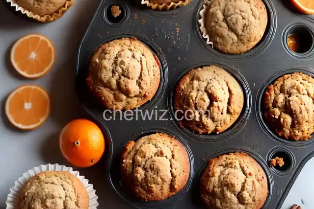Cinnamon Streusel Orange Muffins