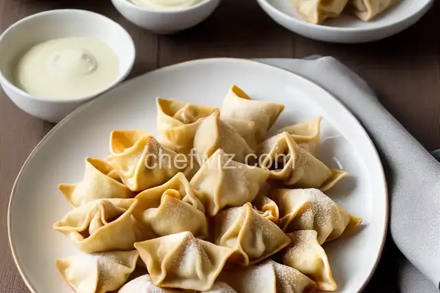 Cinnamon Sugar Cream Cheese Wontons