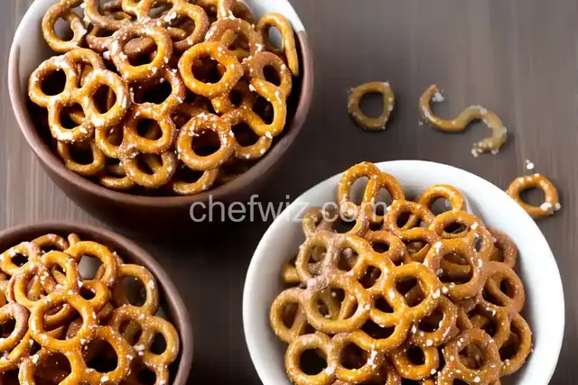 Cinnamon and Caramel Pretzel Chips