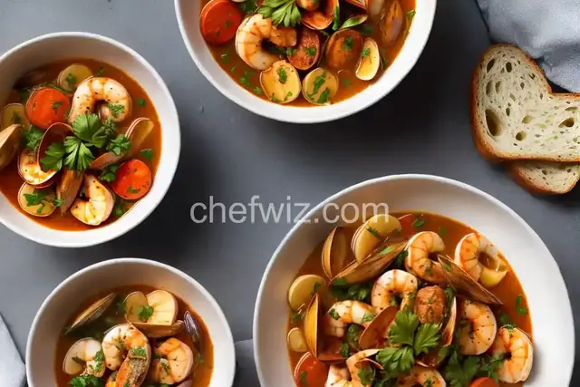 Cioppino Seafood Stew With Gremolata Toasts