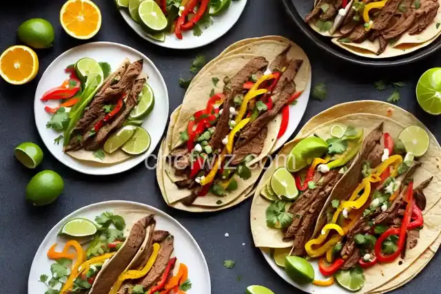 Citrus Asada Fajitas