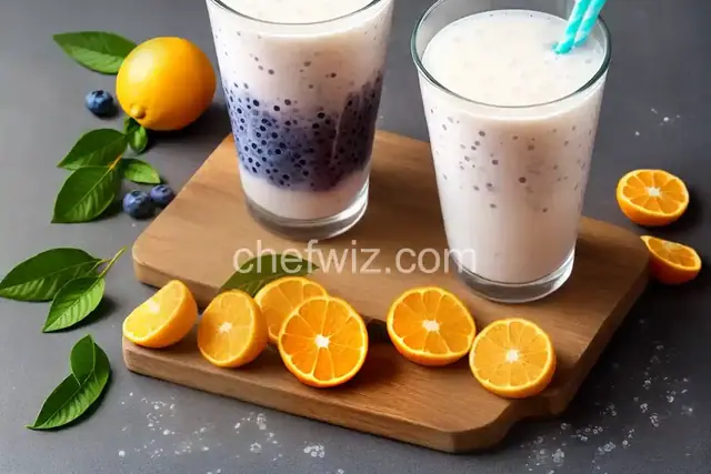 Citrus Blueberry Slush
