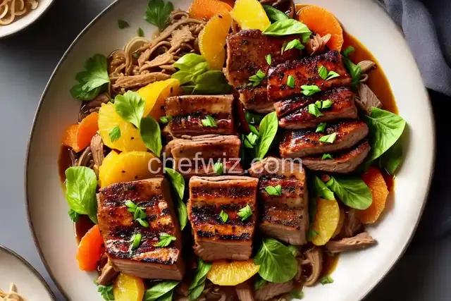 Citrus-Braised Pork With Crispy Shallots