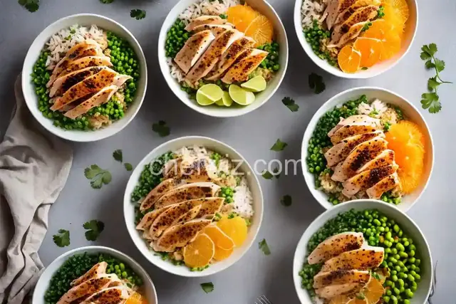 Citrus Chicken Rice Bowls