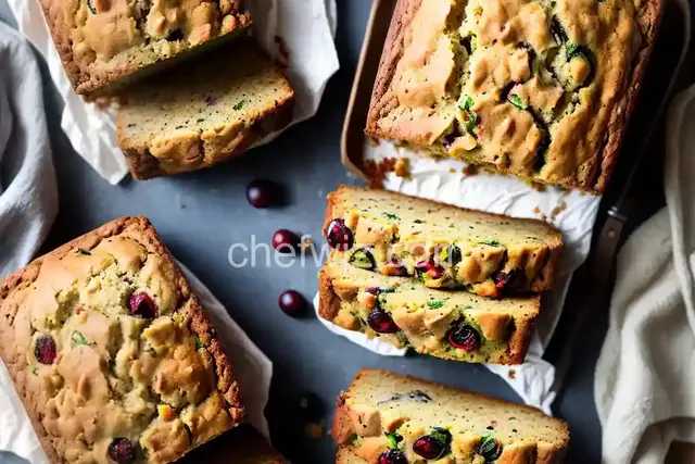 Citrus Cranberry Zucchini Bread