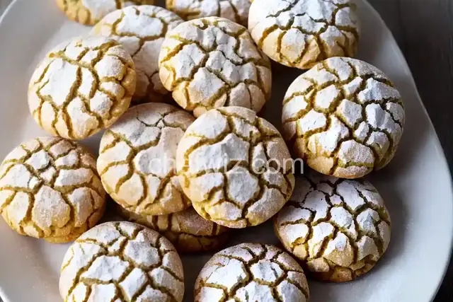 Citrus Crinkle Cookies
