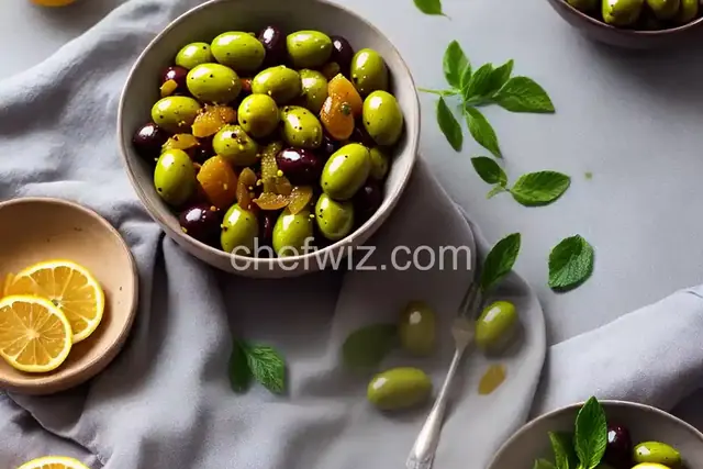 Citrus Marinated Olives