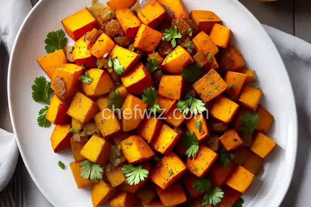 Citrus-Roasted Sweet Potato and Rutabaga