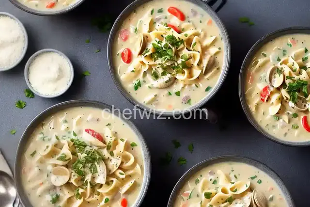 Clam Chowder with Pasta