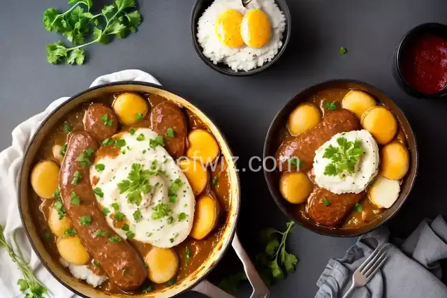 Classic Bangers and Mash