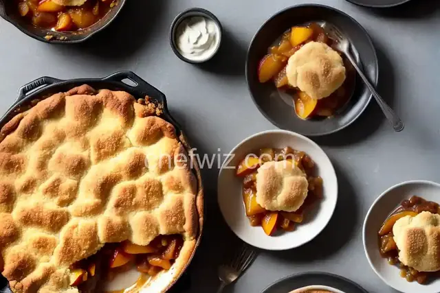 Classic Biscuit-Topped Peach Cobbler Recipe
